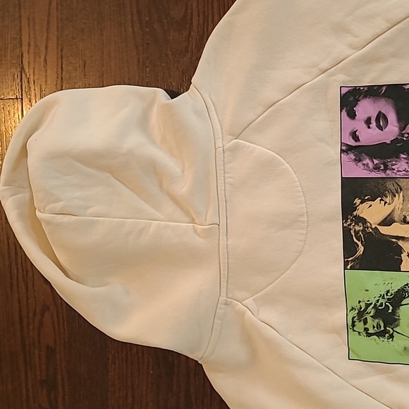 Taylor Swift The Eras Tour Hoodie Sweatshirt Colorful Graphic Cream Oversized Sm - Picture 4 of 13